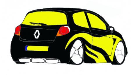 Renault Clio III Black Rod