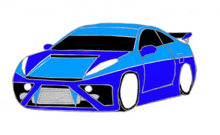 Toyota Celica Furious Blue